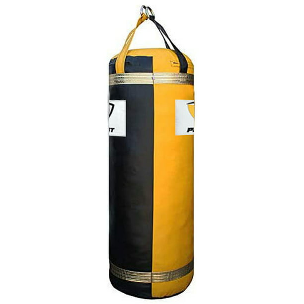 Creed Boxing Punch Bag 5ft Straight Filled Brand New Black Yellow